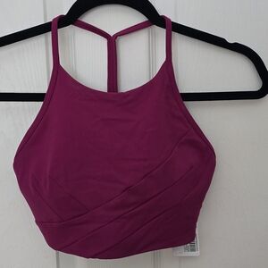 LULULEMON NWT Magenta Halter Crop Top